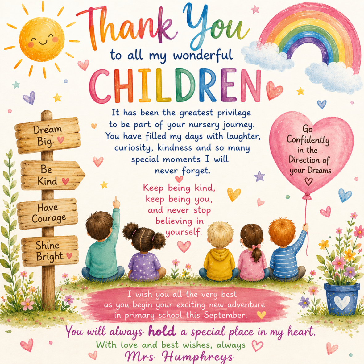 To all the wonderful children