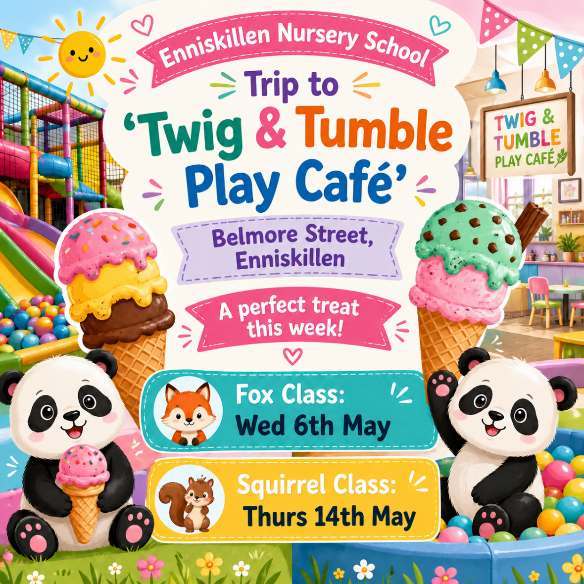 Trip to Twig and Tumble Play Cafe