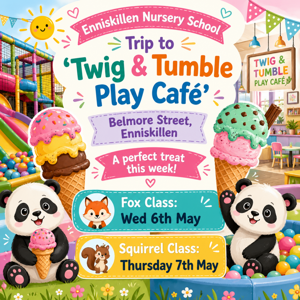 Trip to Twig and Tumble Play Cafe