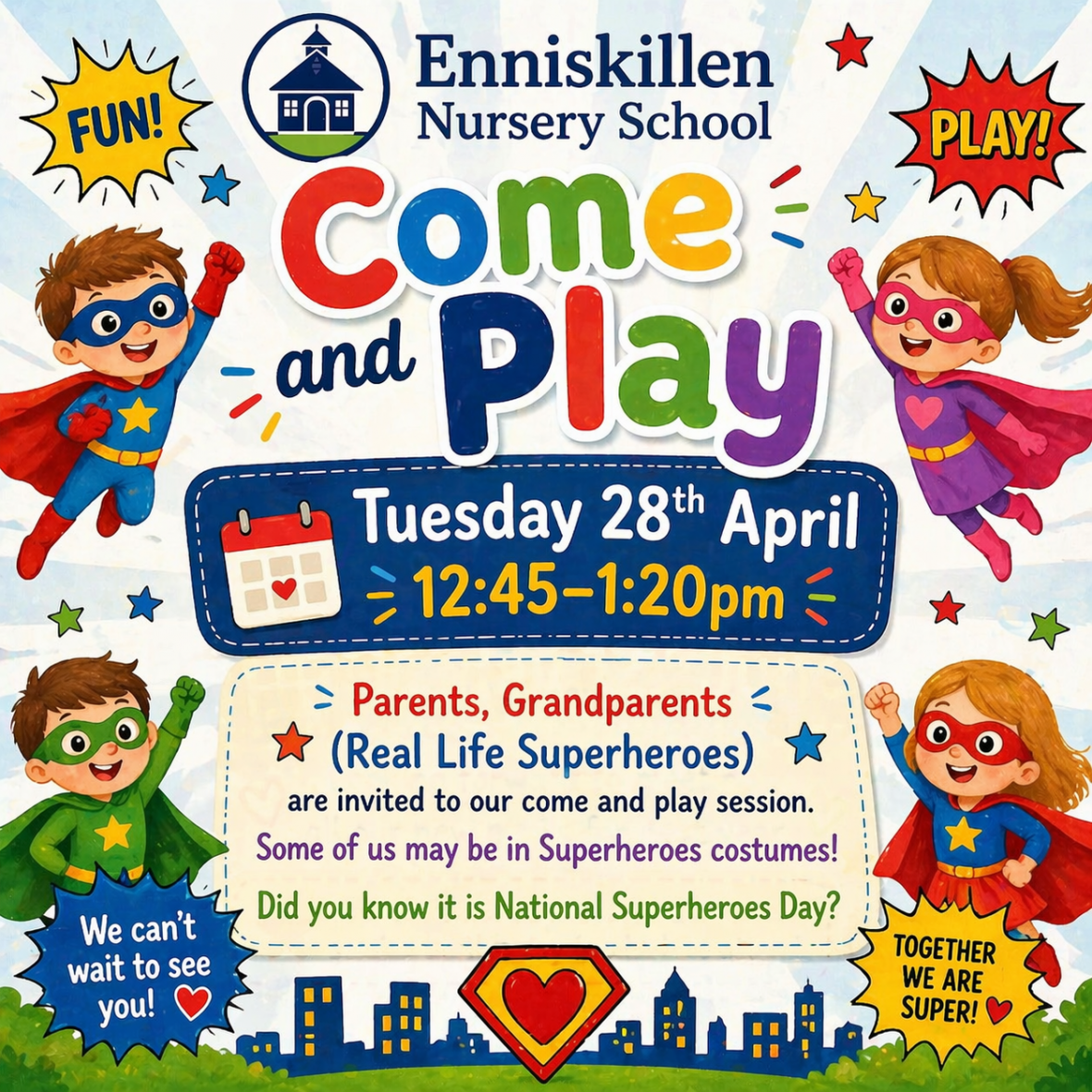 Superhero Come and Play